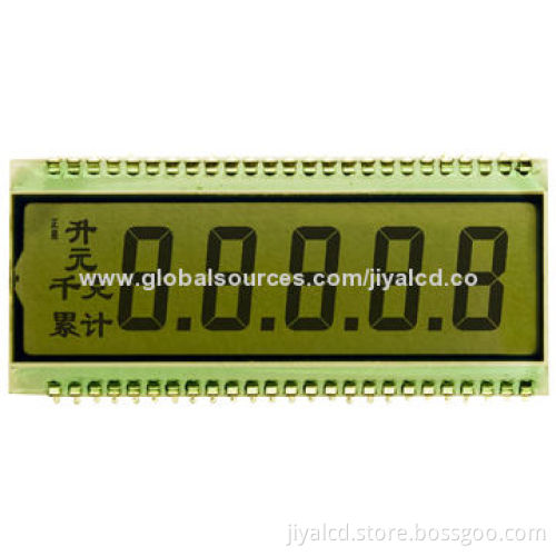 Segment LCD Panel, Meters and Instrument, Tanker Displays, TN, Positive, Transmissive
